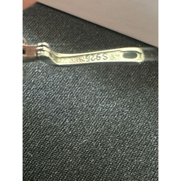 925 Sterling Silver Rabbit Huggie Earrings - Picture 3 of 3